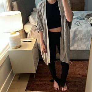 Aritzia light grey cardigan